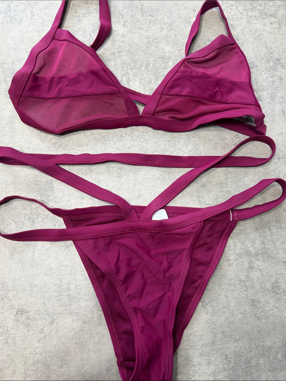 Urban Planet Berry Magenta Women's Bikini Set